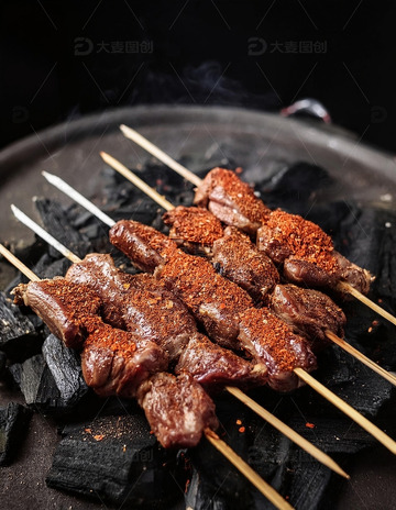 烤肉串-烧烤美食摄影24
