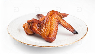 烤鸡翅-烧烤美食摄影5