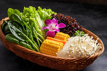 美食摄影蔬菜拼盘