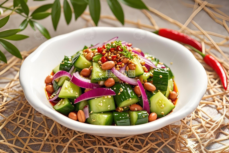 高清大图下载【趣麦麦图】美食摄影健康凉菜