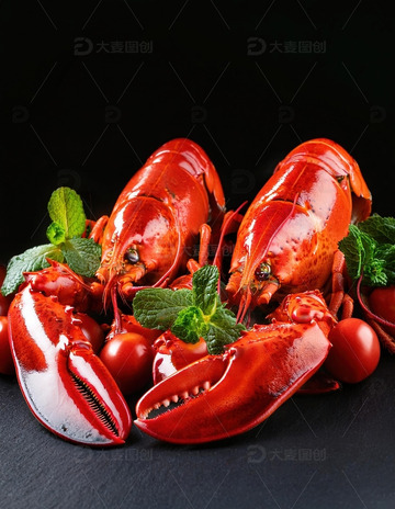 红色海洋珍宝：波士顿龙虾的美味展示13