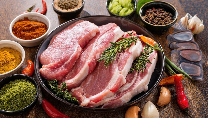 高清大图下载【趣麦麦图】猪肉盛宴-猪肉不同部位展示25