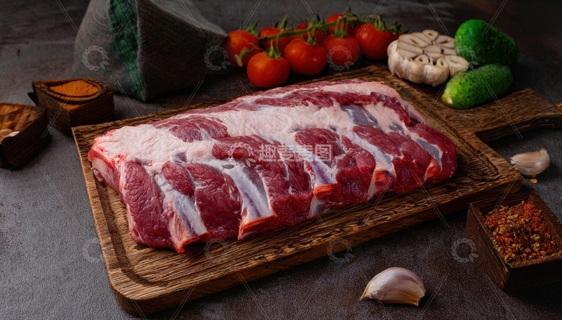 高清大图下载【趣麦麦图】猪肉盛宴-猪肉不同部位展示29