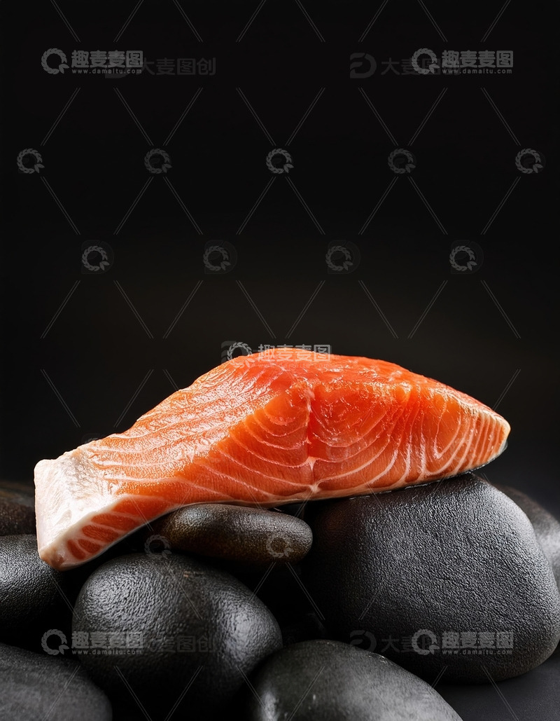 高清大图下载【趣麦麦图】三文鱼广告摄影8