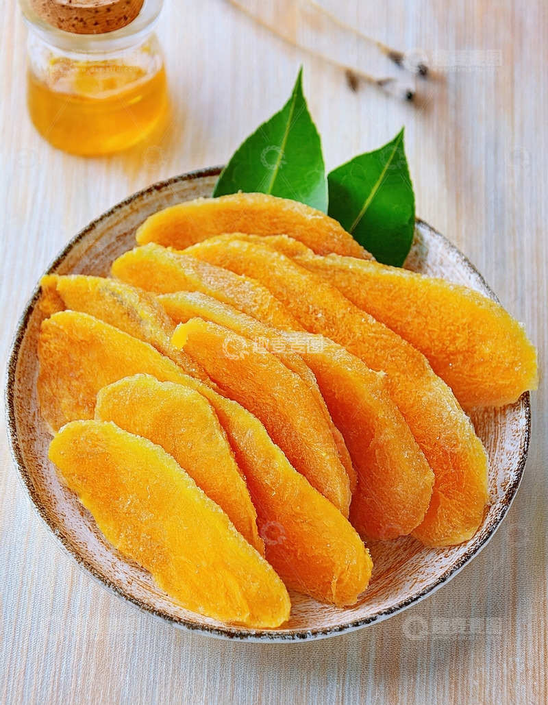 高清大图下载【趣麦麦图】黄金芒果片 - 热带风味的休闲零食3