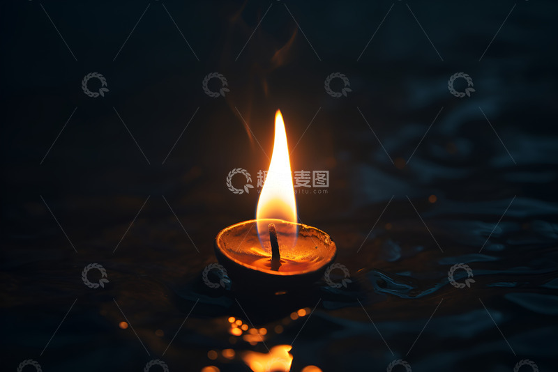 高清大图下载【趣麦麦图】黑暗中的火苗1