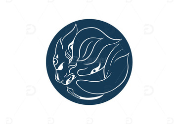 狮纹原创简约免扣元素图案