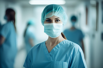 带着口罩的医生1