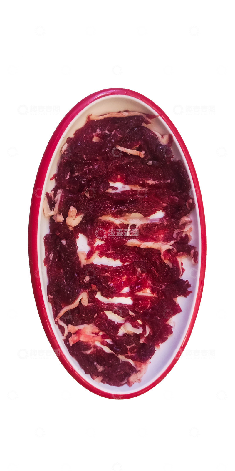 高清大图下载【趣麦麦图】涮牛肉火锅食材1