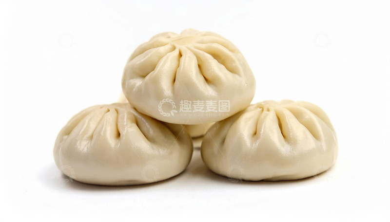 高清大图下载【趣麦麦图】传统中国美食：蒸笼小笼包包子1