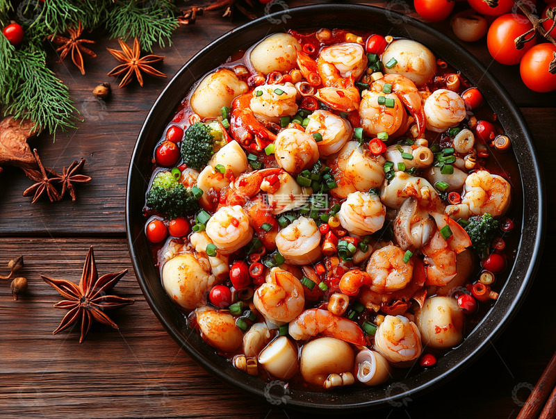 高清大图下载【趣麦麦图】海鲜美食拼盘2