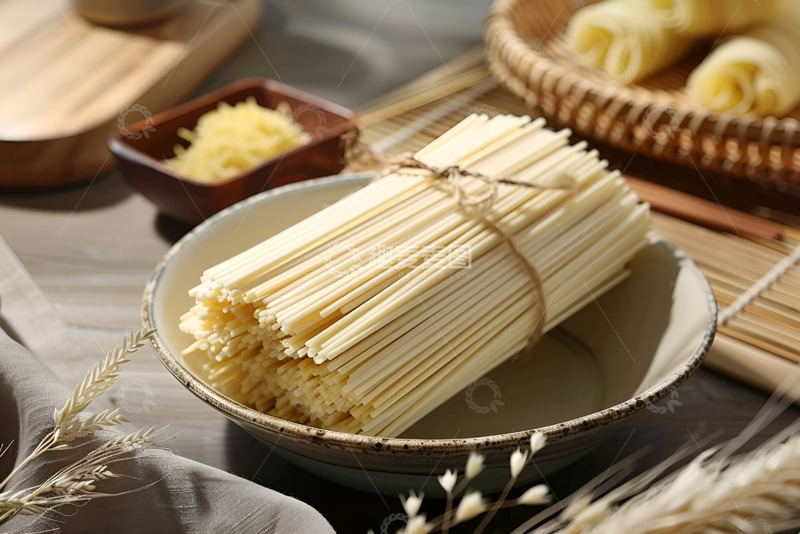 高清大图下载【趣麦麦图】一捆干面美食