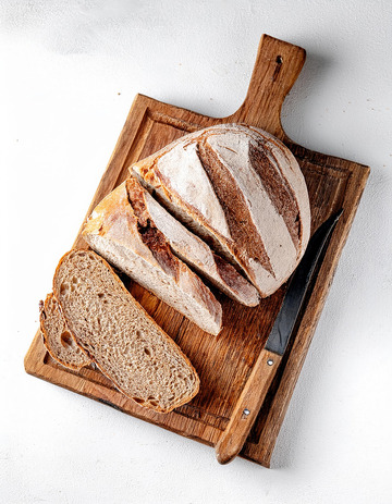 新鲜出炉：金黄面包切片23