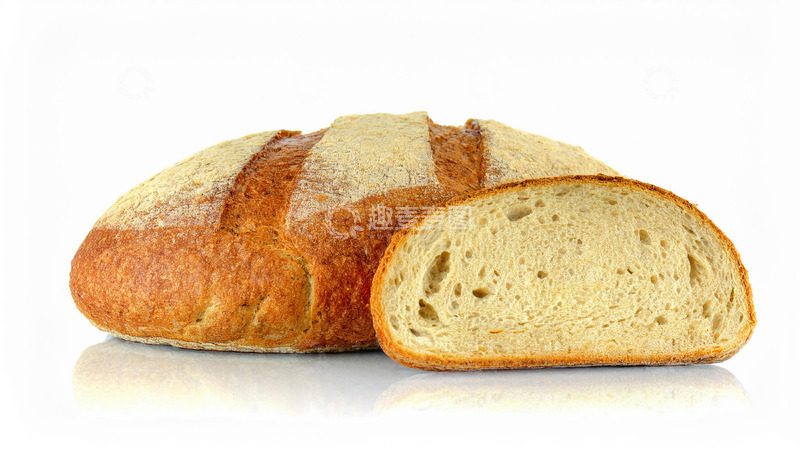 高清大图下载【趣麦麦图】-新鲜出炉：金黄面包切片15
