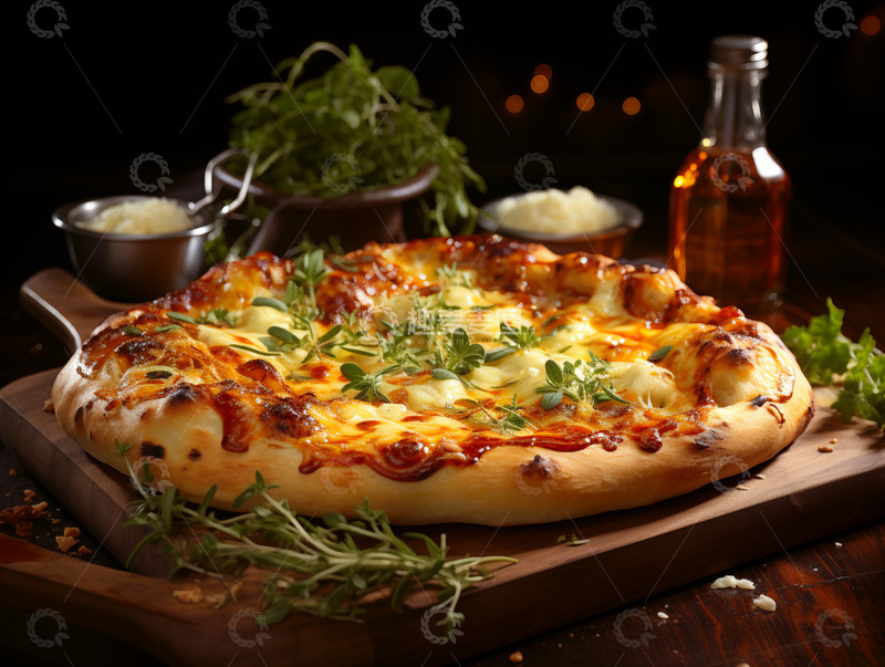 高清大图下载【趣麦麦图】西餐披萨