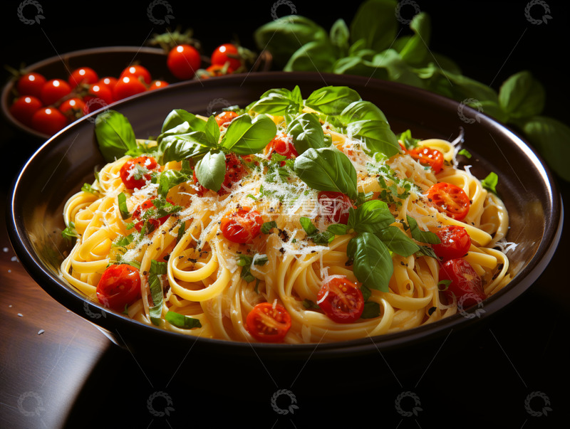 高清大图下载【趣麦麦图】西餐意面1