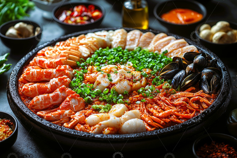 高清大图下载【趣麦麦图】海鲜美食拼盘3