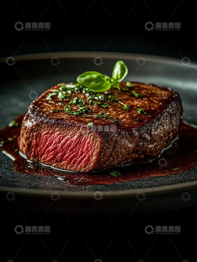 高清大图下载【趣麦麦图】创意西餐美食美味牛排摄影
