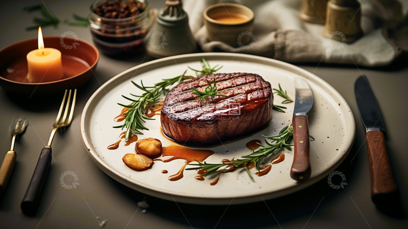 高清大图下载【趣麦麦图】西餐牛扒牛排2