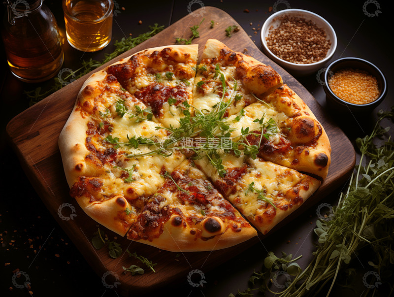 高清大图下载【趣麦麦图】西餐披萨9