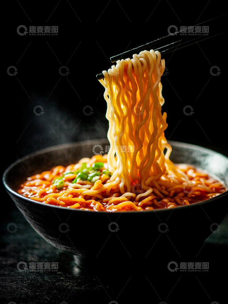 高清大图下载【趣麦麦图】创意方便面速食面美食
