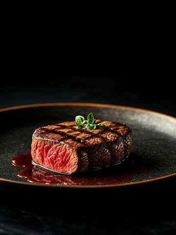 创意西餐美食美味牛排摄影1