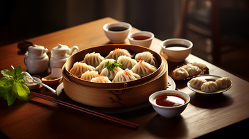 广式点心蒸饺1