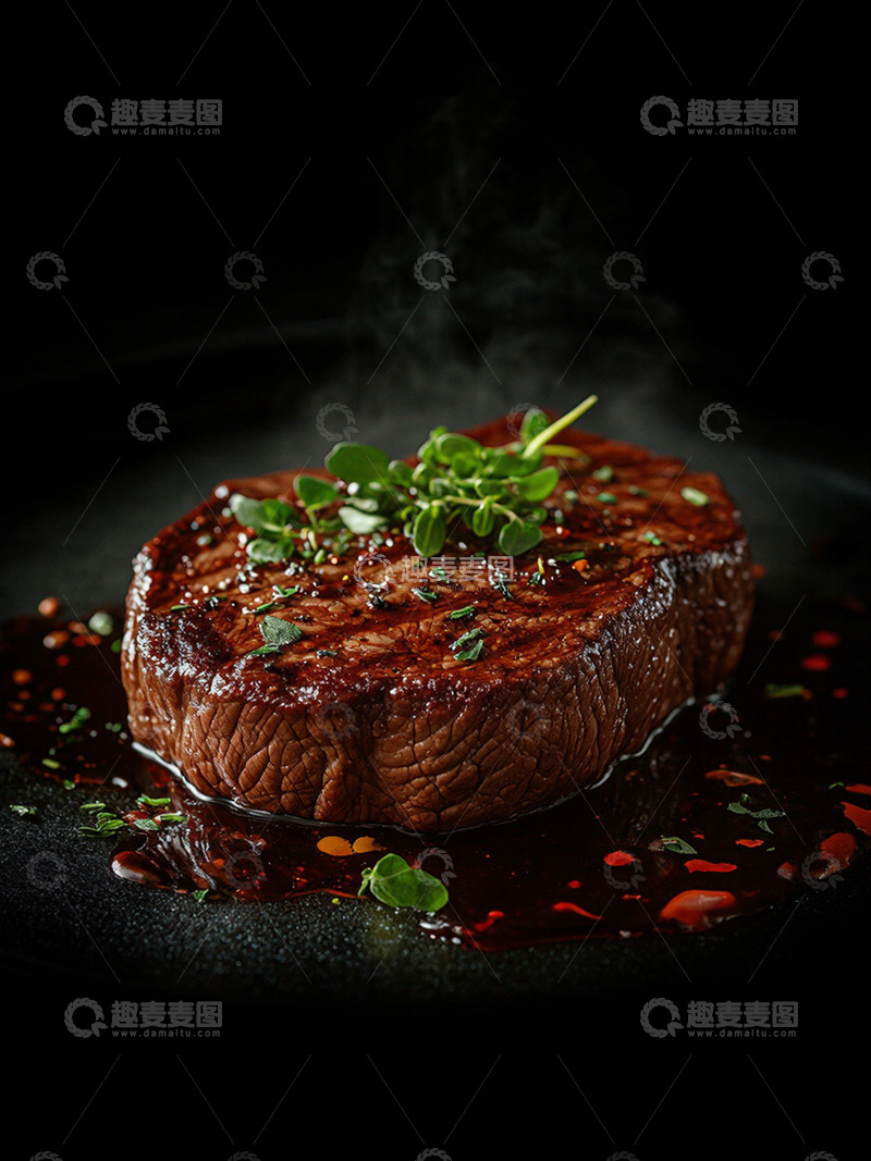 高清大图下载【趣麦麦图】创意西餐美食美味牛排摄影3