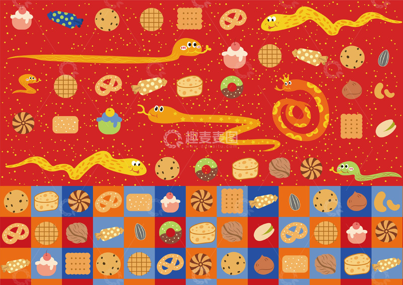 2025年零食大礼包新年礼盒饼干蛋糕