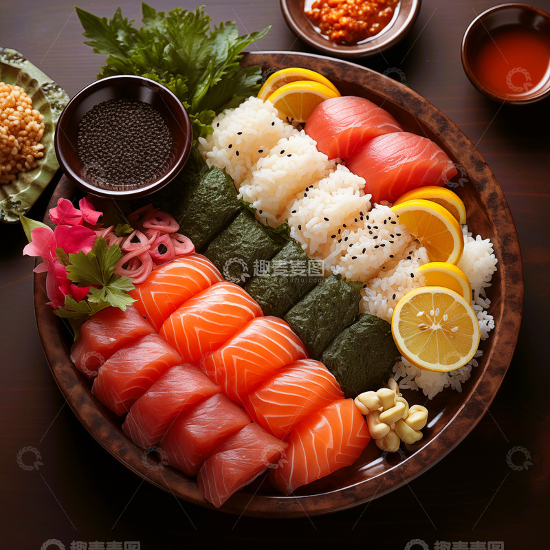 高清大图下载【趣麦麦图】日料寿司