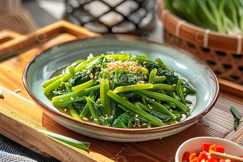 高清大图下载【趣麦麦图】一盘凉拌蔬菜