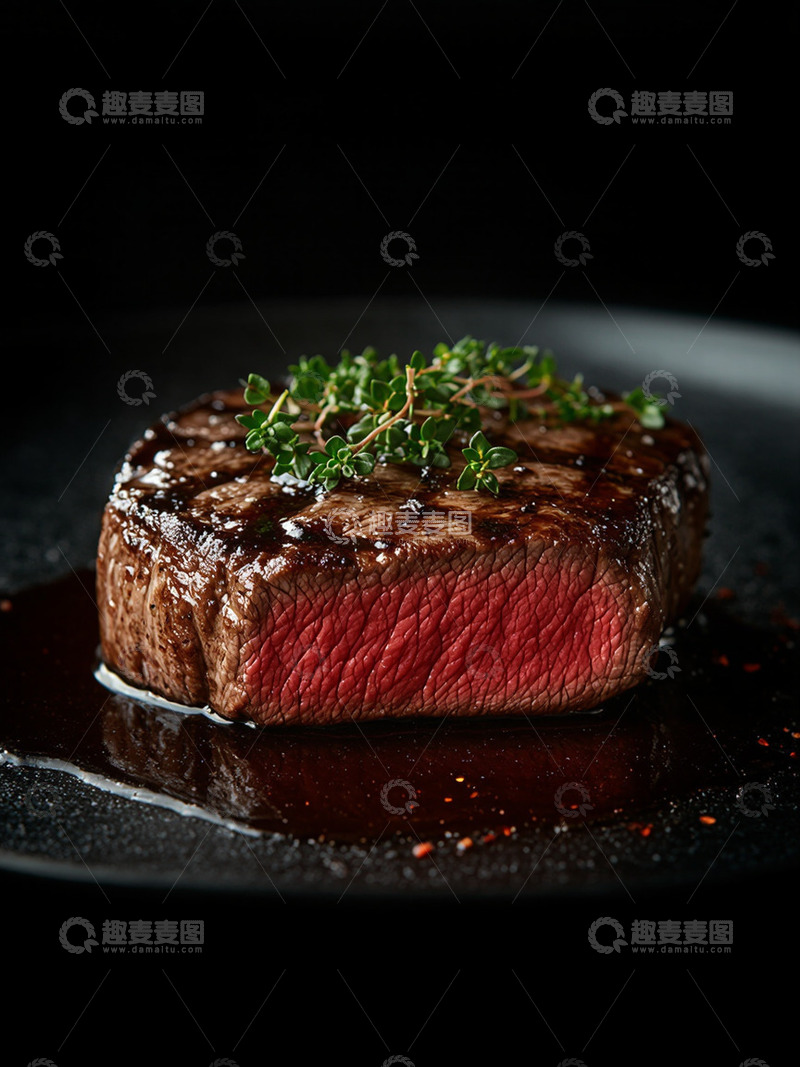 高清大图下载【趣麦麦图】创意西餐美食美味牛排摄影2