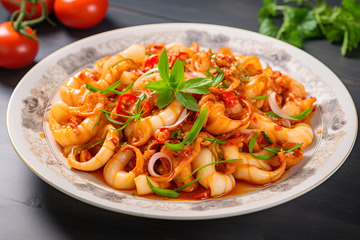 一盘美味的炒鱿鱼1