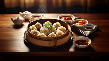 广式点心蒸饺
