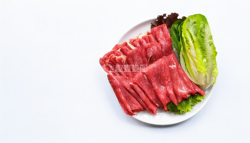 高清大图下载【趣麦麦图】牛肉片的美味与健康1