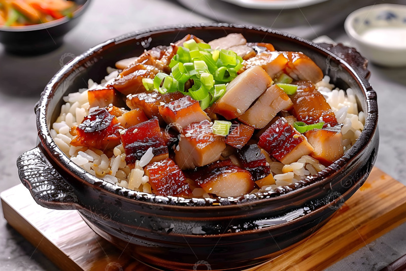 高清大图下载【趣麦麦图】叉烧米饭美食