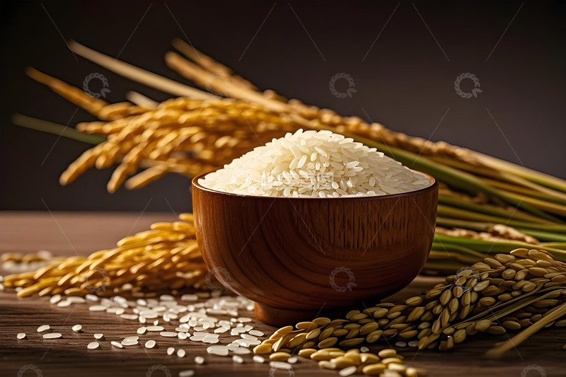 高清大图下载【趣麦麦图】优质大米摄影图