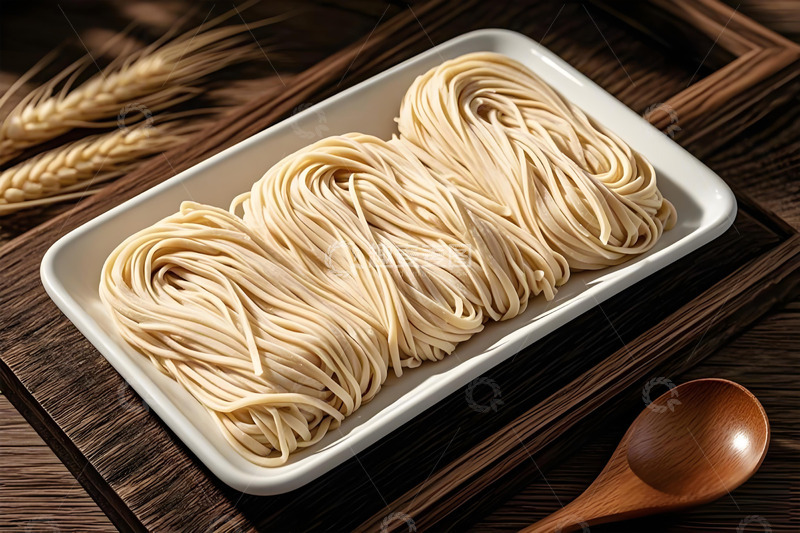 高清大图下载【趣麦麦图】菠菜面条摄影图2