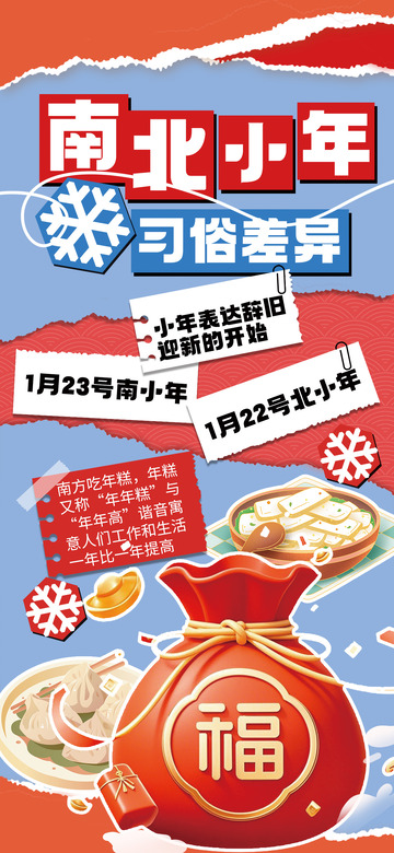 新年新春小年宣传海报5