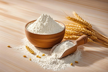 优质面粉摄影图1