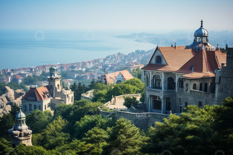 古老小镇建筑摄影风景