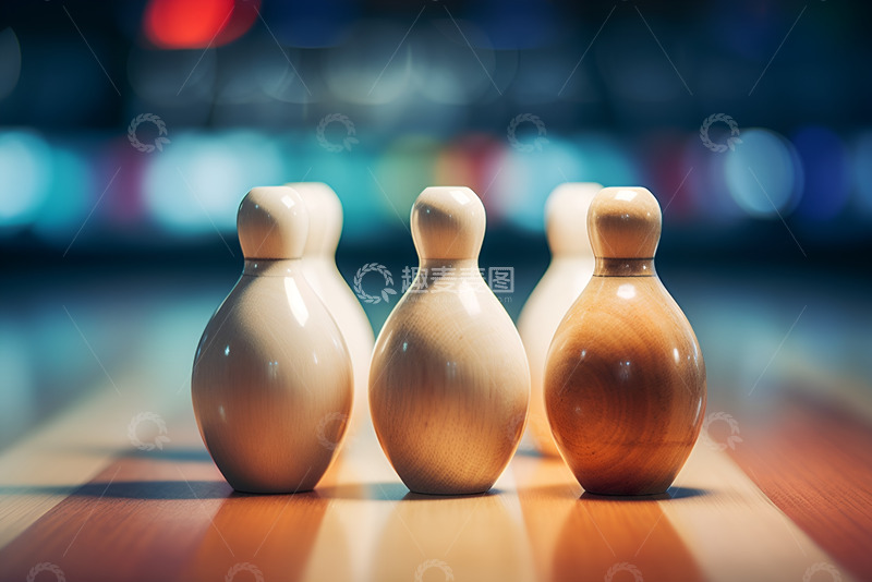 高清大图下载【趣麦麦图】保龄球球瓶特写