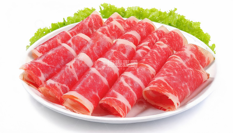 高清大图下载【趣麦麦图】火锅牛肉片的色泽饱满1