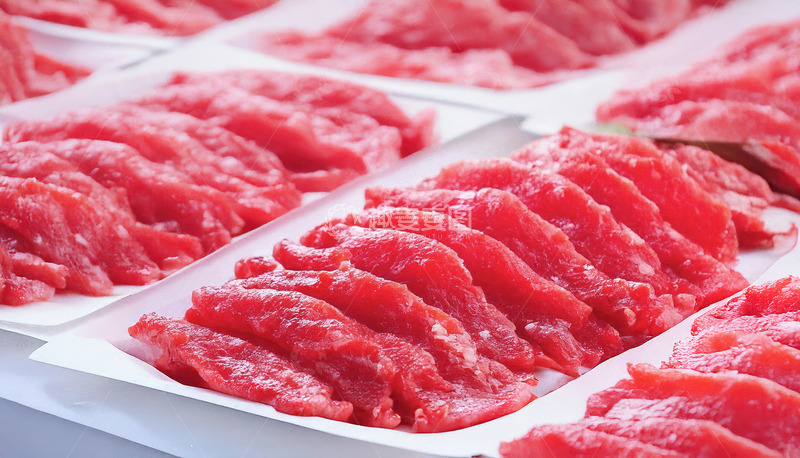 高清大图下载【趣麦麦图】肥瘦相间的牛肉卷1