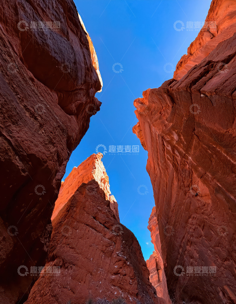 高清大图下载【趣麦麦图】砂岩地貌的红色画卷