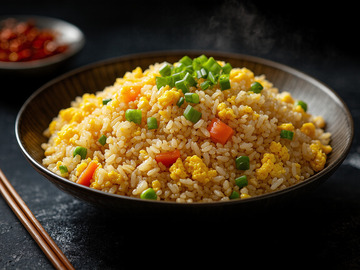 创意蛋炒饭美食摄影