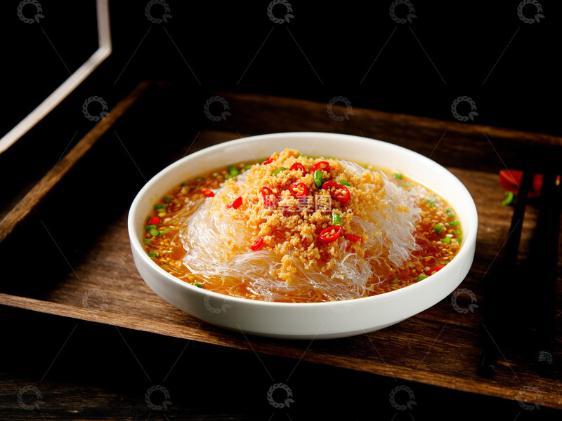 高清大图下载【趣麦麦图】创意美食蒜蓉粉丝摄影