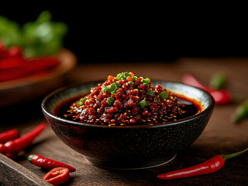 创意美食调料辣椒油辣椒面