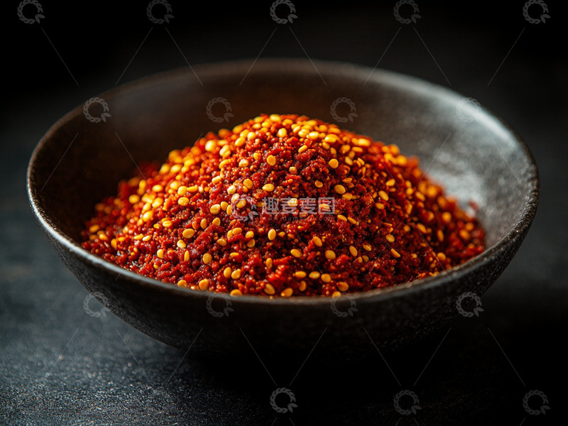 高清大图下载【趣麦麦图】创意美食调料辣椒油辣椒面1