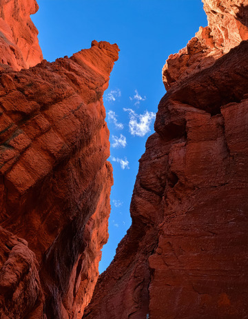 砂岩竖立的自然奇观